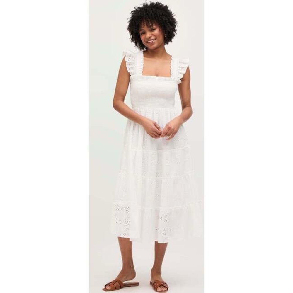 Hill House Home White Eyelet Ellie Dress XXL
